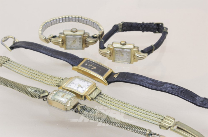 19 Armband- und Taschenuhren, u.a.