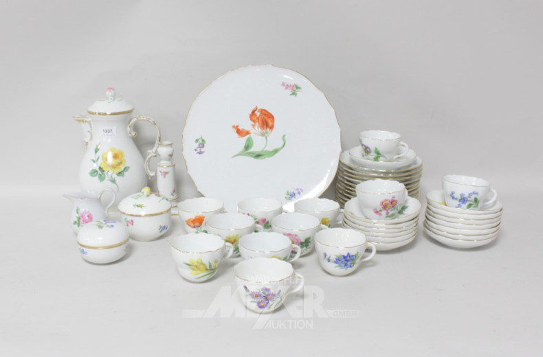 Porz. Kaffee Service, MEISSEN,