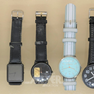 8 Armbanduhren Damen-Herren