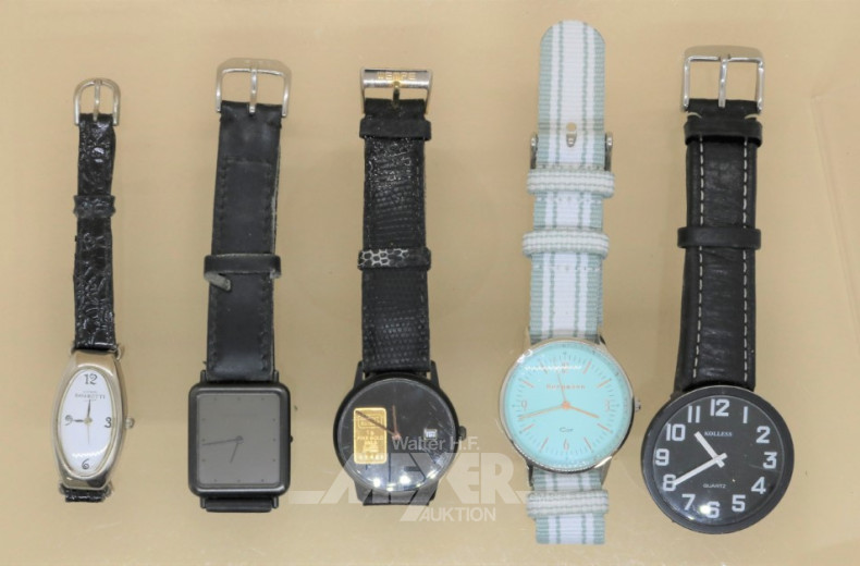 8 Armbanduhren Damen-Herren