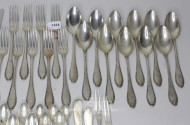 Besteck, 800er Silber, bestehend aus: