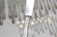 Besteck, 800er Silber, bestehend aus: