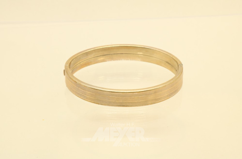 Armreif, 333er GG, ca. 22 g