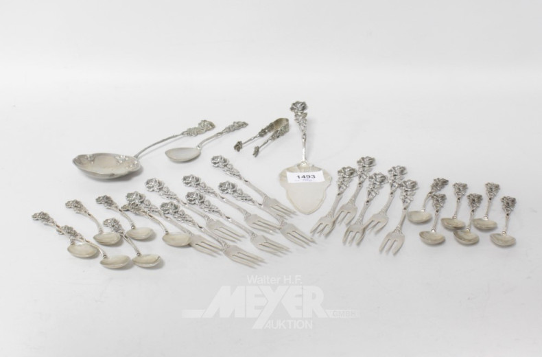 Posten Silberbesteckteile