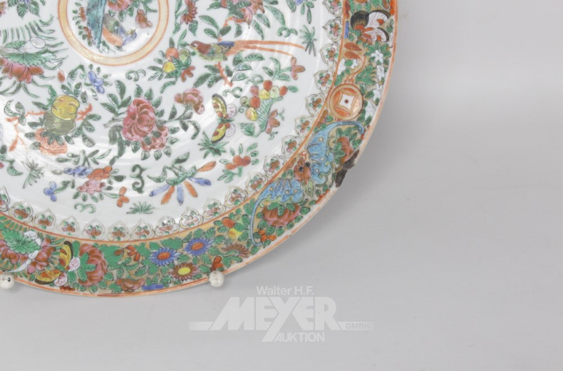 gr. Porz.-Wandteller, China,