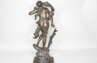 Bronzefigur ''Weibl. Akt'', bez. Garnier,