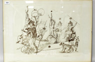 Lithographie ''Zirkus''