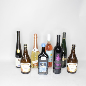 8 Flaschen Alkoholika: Wein, Sekt, Likör