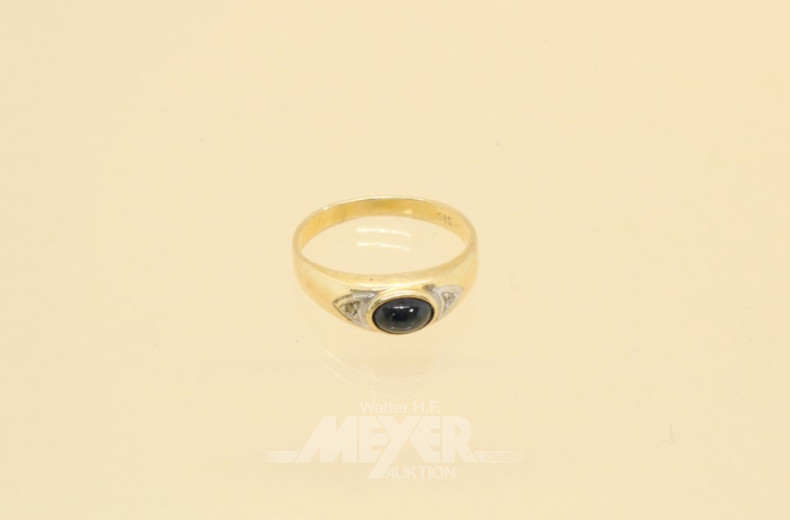 Ring, 585er GG, besetzt mit