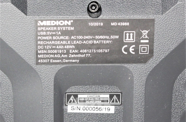 Trolley-Party Lautsprecher MEDION,