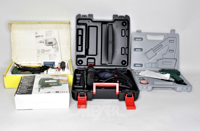 Posten Handmaschinen: 2 Bohrmaschinen,