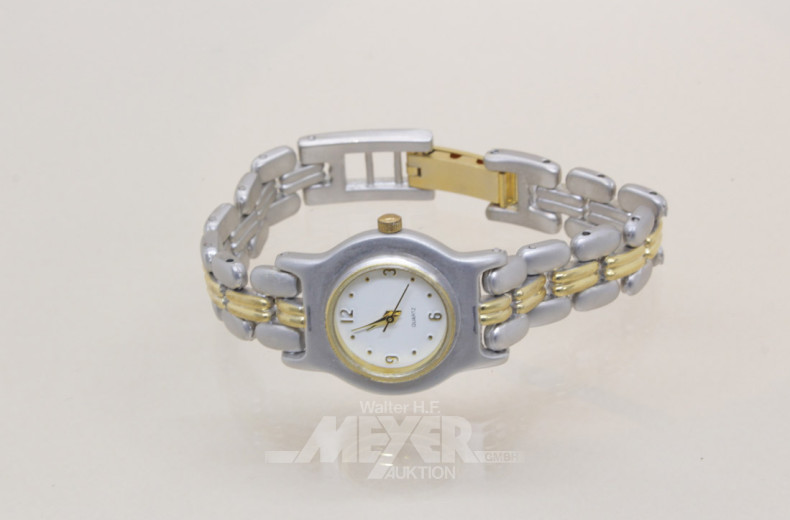 Damenarmbanduhr mit Wechsellünetten