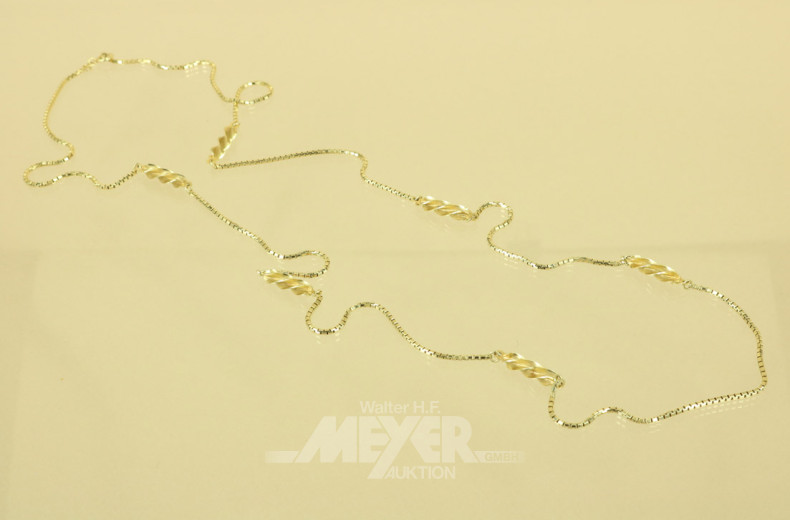 Kette, 585er GG, Länge: 82 cm,