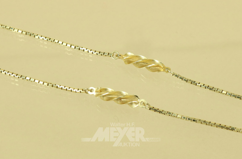 Kette, 585er GG, Länge: 82 cm,
