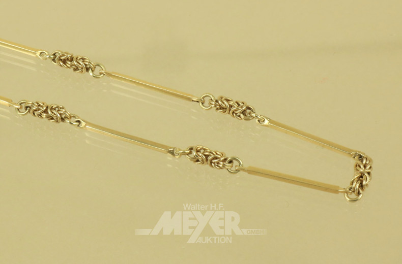 Kette, 585er GG, Länge: 86 cm, 23 g