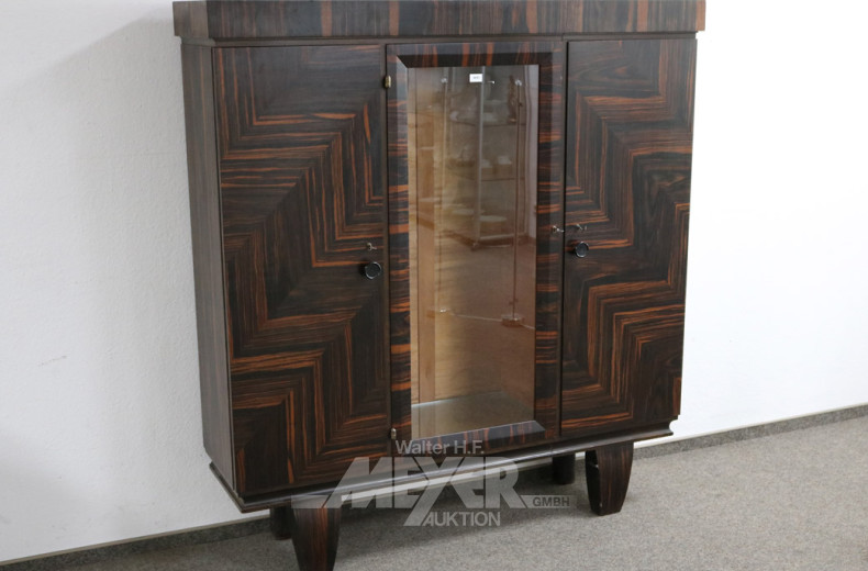 Bücher-Vitrine Vintage um ca. 1920/30