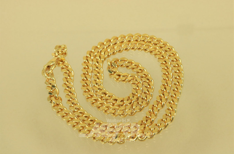 Flachpanzerkette, 585er GG, ca. 67,5 g