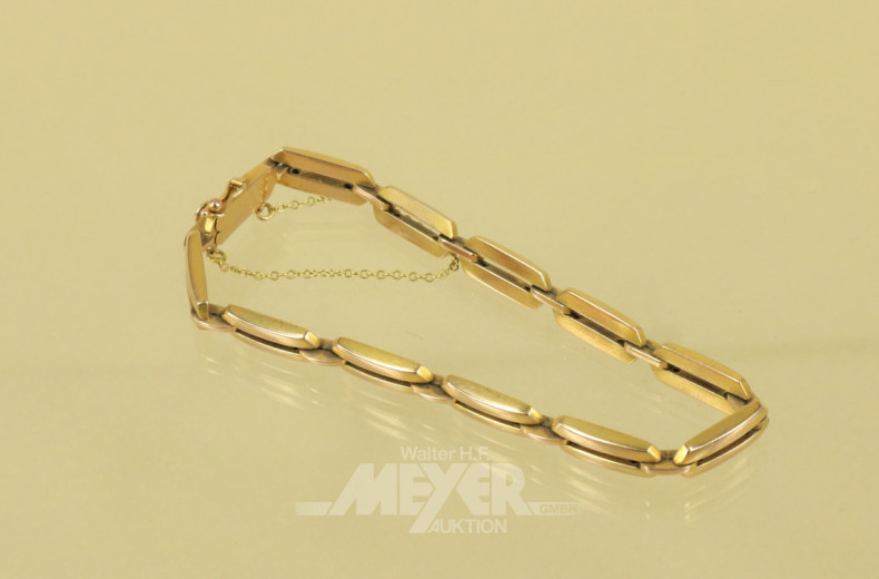 Armband, 333er GG, ca. 9 g