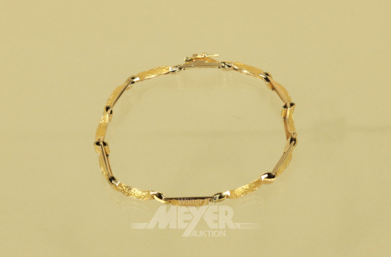 Armband ''LAPPONIA'', 585er GG, ca. 9,70 g