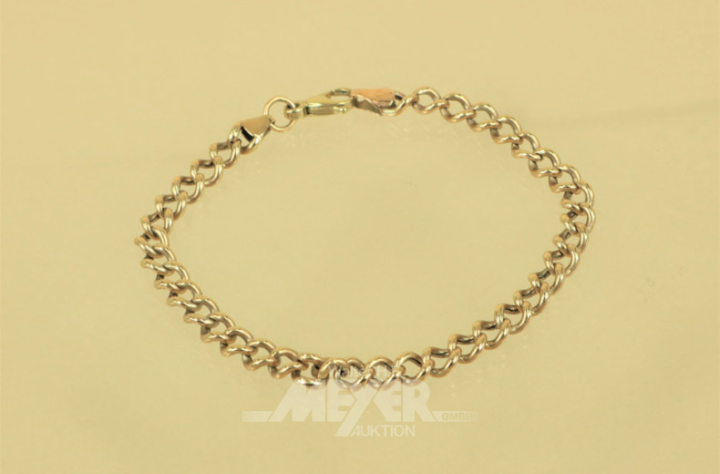 Armband, 333er GG, ca. 5 g