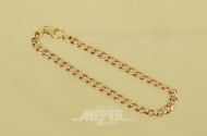 Panzer-Armband, 585er GG, ca. 6 g
