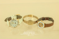 3 Damenarmbanduhren ''DUGENA'', ''SEIKO'' u.