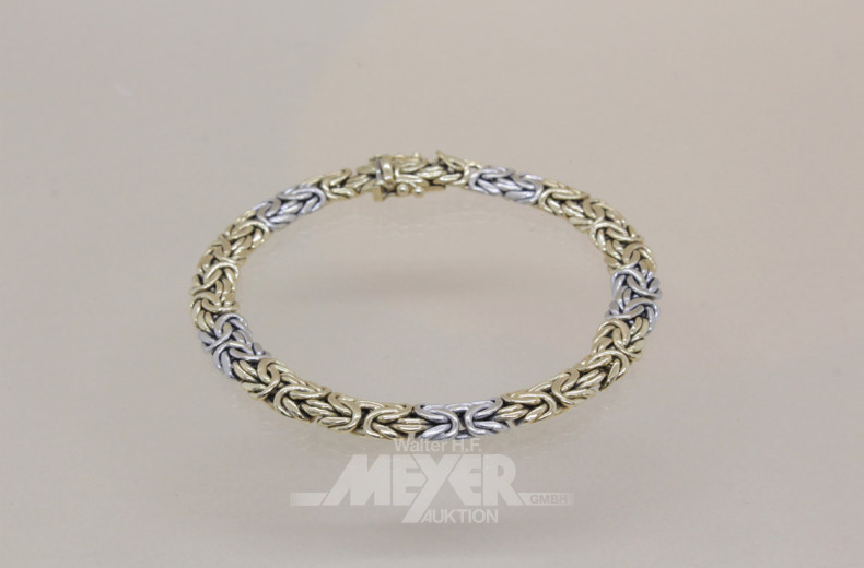 Armband in 585er GG/RG, Tragespuren