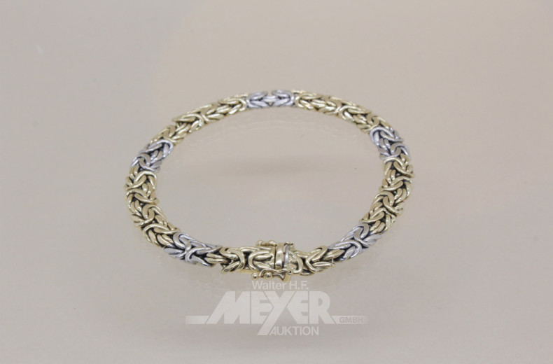 Armband in 585er GG/RG, Tragespuren