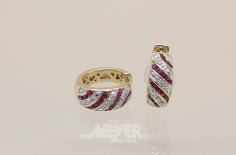 Schmuckset, 585er GG, CHRIST, ca. 16g.