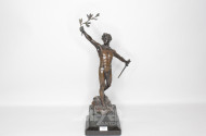 Bronze-Skulptur ''Junger Krieger'',