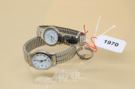 2 Armbanduhren sowie 1 Schlangenring
