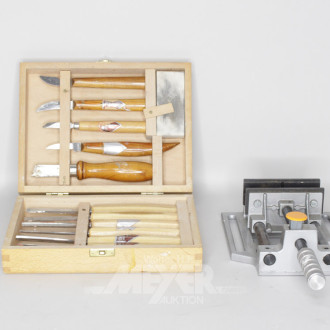 Schnitzmesser-Set in Holzbox DASTRA