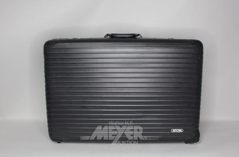 Reisekoffer RIMOWA, Kunststoff, schwarz,