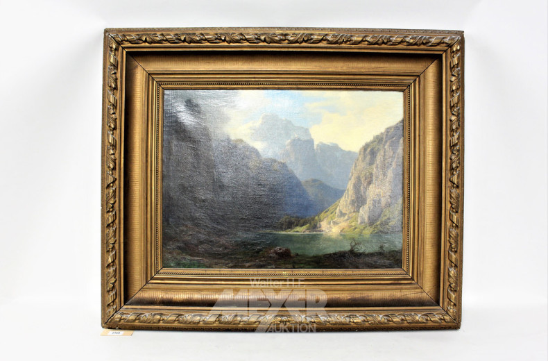Gemälde ''Gebirgssee''