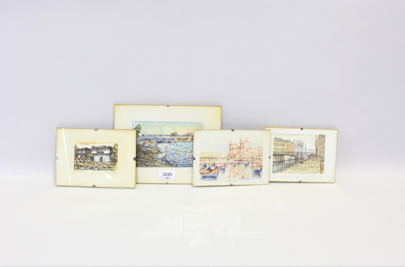 Posten kl. Bilder, ''Stadtansichten u.