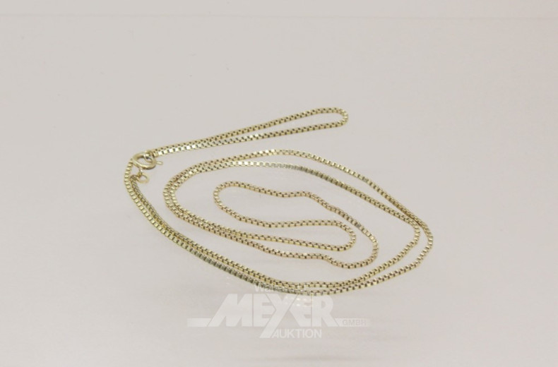 lange Kette, 333er GG, Länge: ca. 80 cm