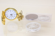 3 Medaillen u. 1 Taschenuhr