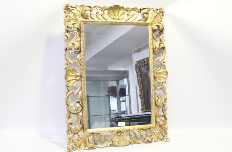 Wandspiegel, ca. 58 x 38 cm,