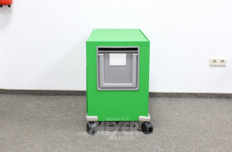 Büro Doppel-Rollcontainer VITRA, grün