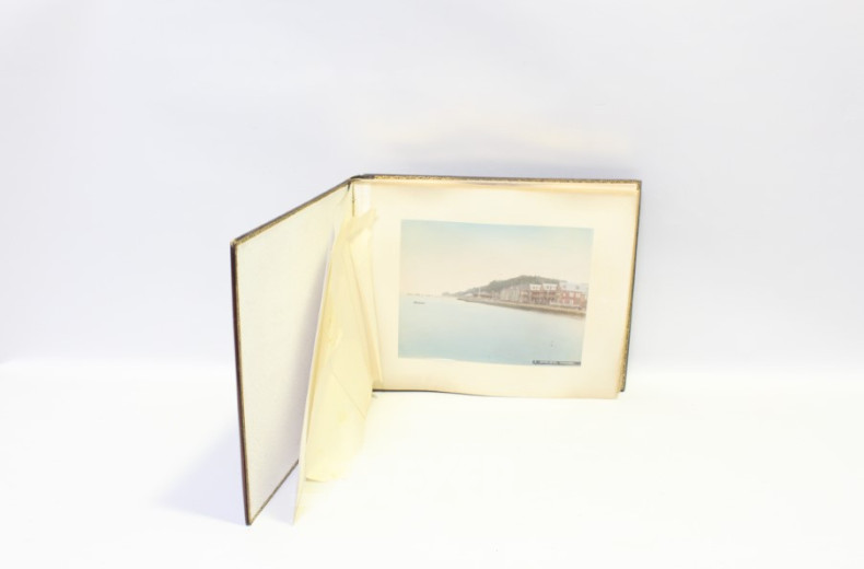 gr. japanisches Album, Lackeinband mit