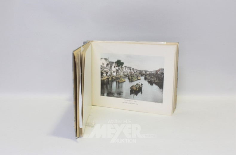 japanisches Album mit Seideneinband