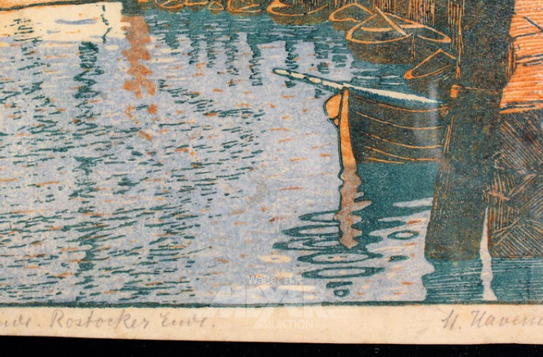 kl. Farbholzschnitt,