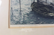 6 versch. Druckgraphiken, ''Hamburg''