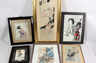 Konvolut japanischer Druckgraphiken,