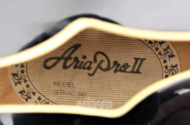 E-Gitarre bez. ''Aria Pro II'', schwarz,