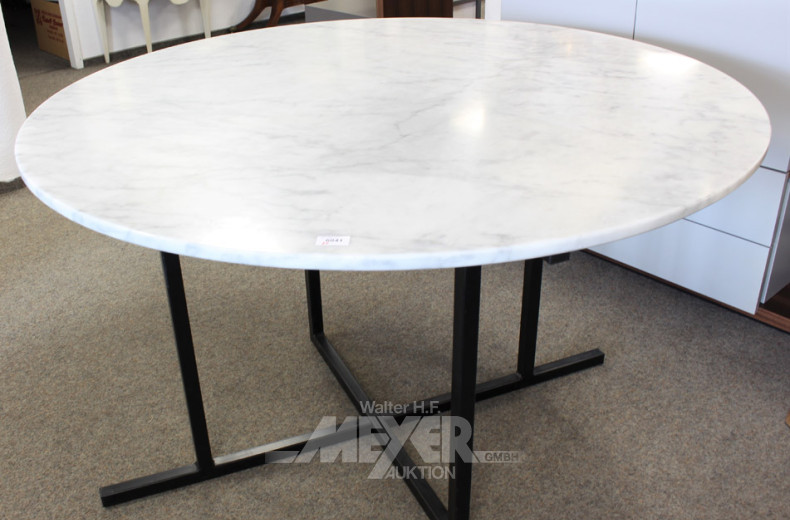 runder Ess-/Konferenztisch, Platte:
