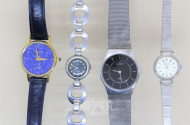 4 Damenarmbanduhren, u.a. SKAGEN,
