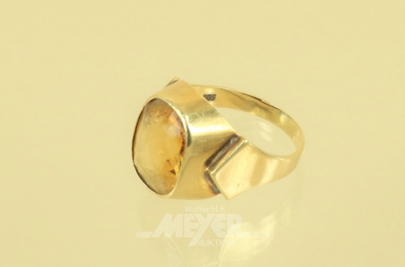Herrenring, 585er GG, besetzt mit