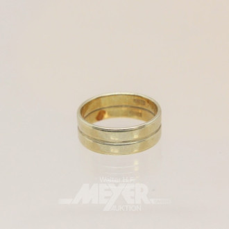 Witwer-Ring, 585er GG, ca. 6 g