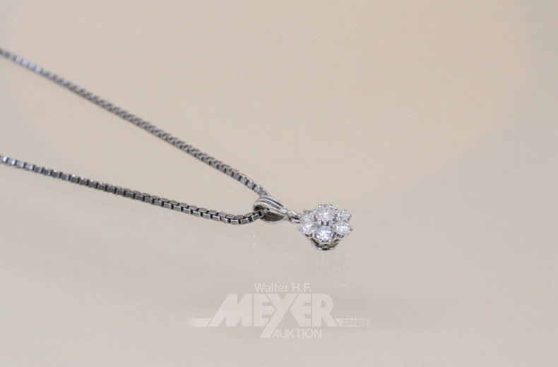 Halskette, 585er WG,